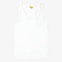 Ribbed Singlet - White