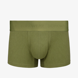 Ribbed Trunk Underwear - Green
