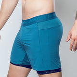 SPR Flex Shorts - Coral Blue