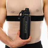 1L Water Bottle - Black