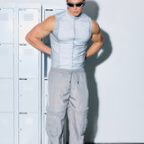 Gym2Street Zip-up Vest - Grey
