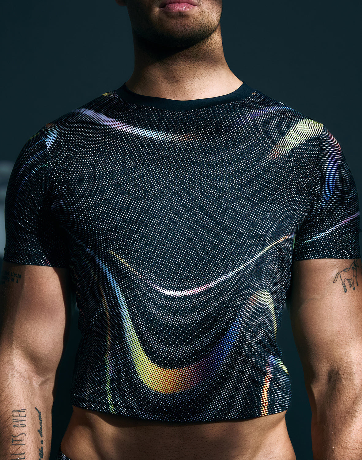 Pride Crop T-Shirt - Black