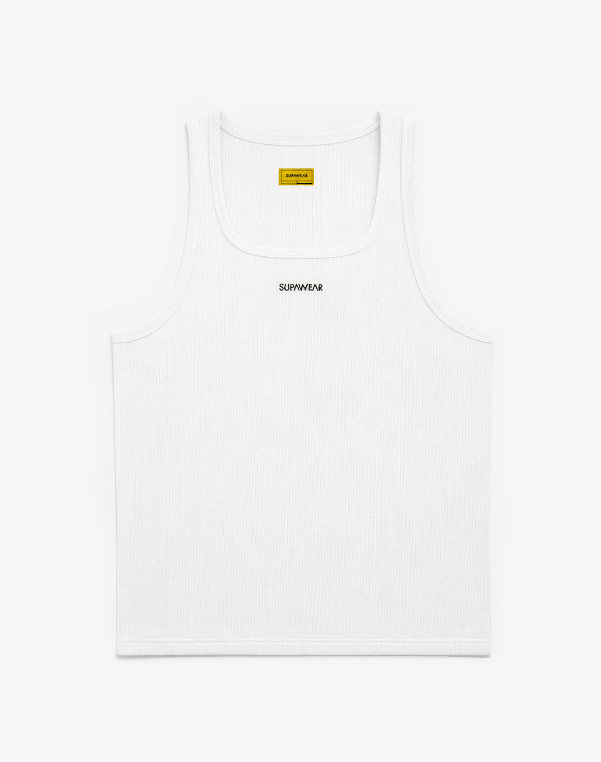 Semi-Squared Singlet - White