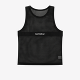 Mesh Monotone Tank - Black