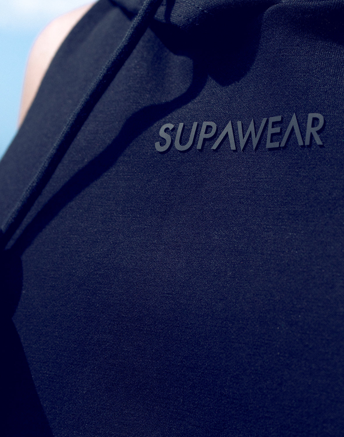 Sleeveless Hoodie - Black