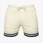 Short En Tissu Éponge - Blanc Cassé