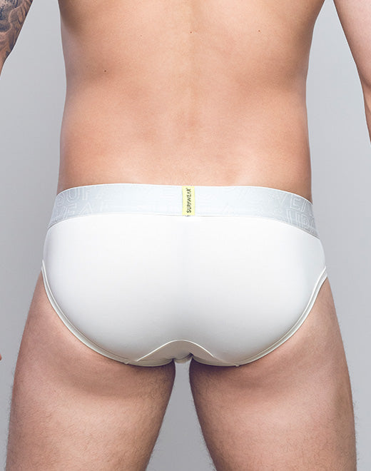 Neon Brief Underwear - Ivory