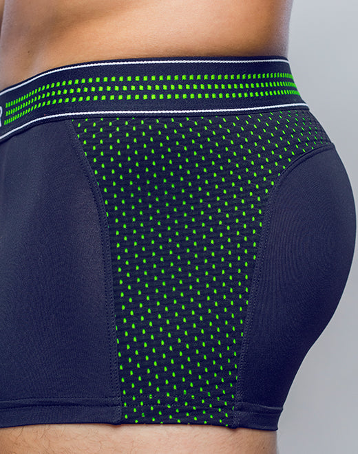Neon Mesh Trunk Underwear - Neon Green