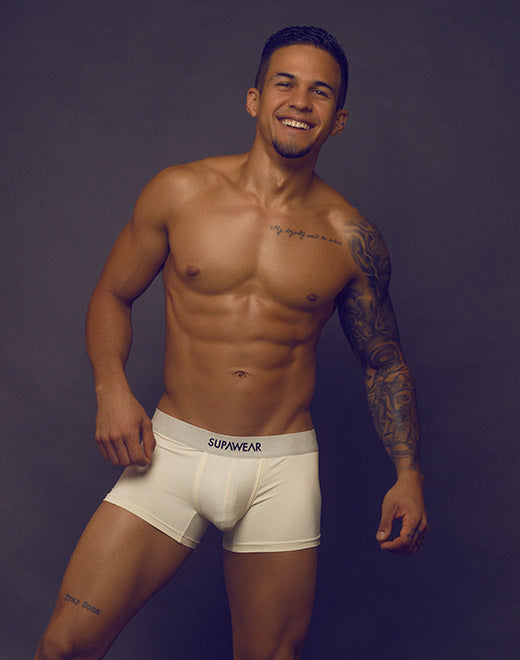 Neon Trunk Underwear - Ivory