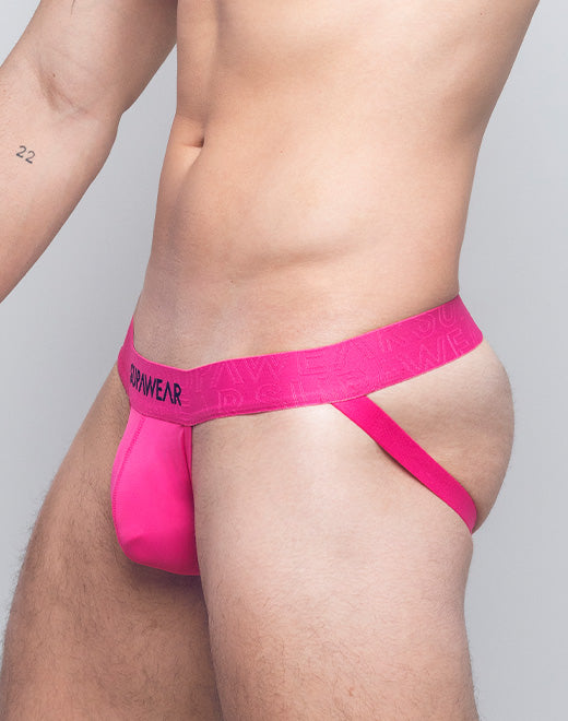 Neon Jockstrap Underwear - Neon Pink