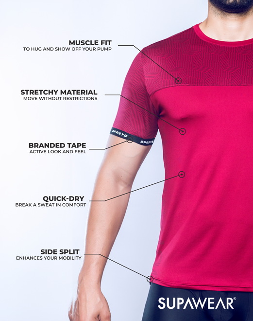 SPR Flex T-Shirt - Redbud