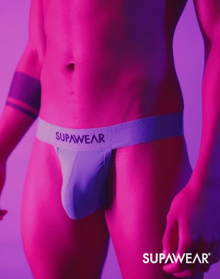 Neon Thong Underwear - Neon Blue