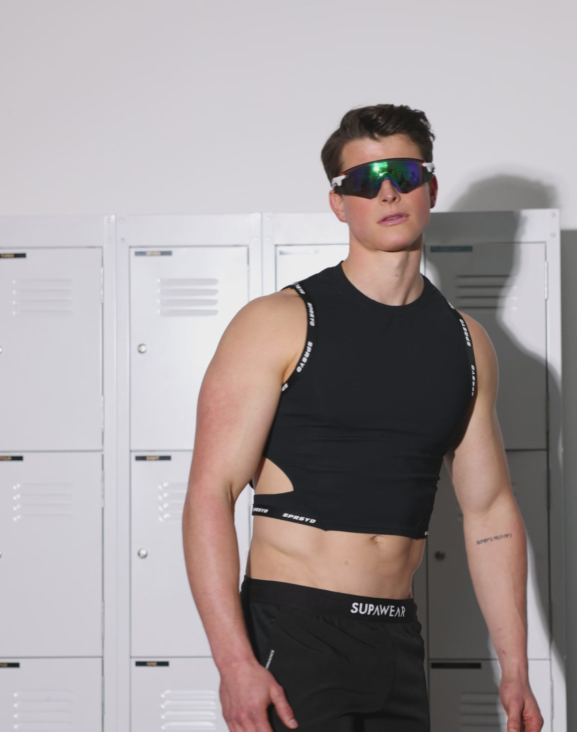 SPR Cropped Tank - Black – Supawear