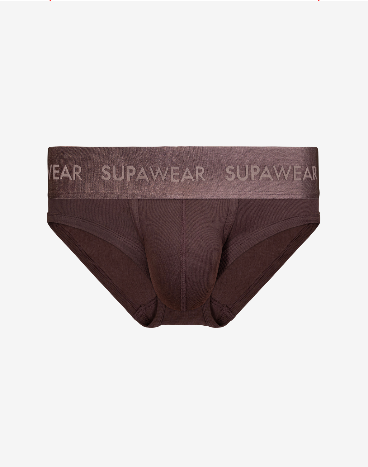Ribbed Brief Underwear - Peppercorn