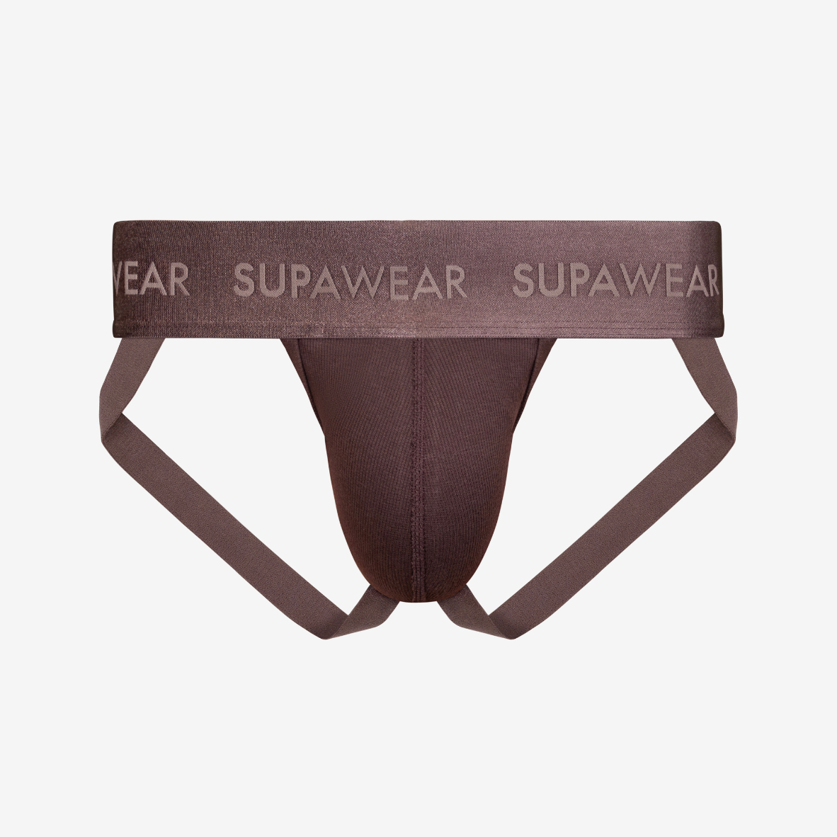 Ribbed Jockstrap Underwear - Peppercorn