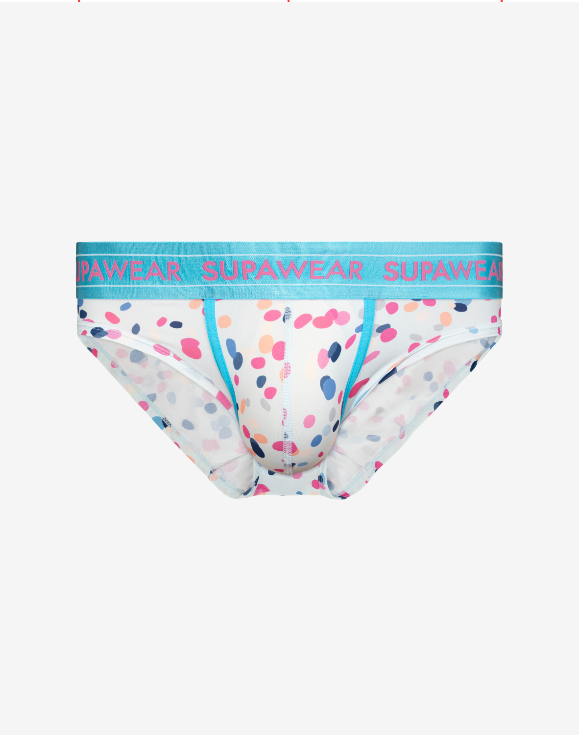 Sprint Brief Underwear - Ditsy Dots Blue