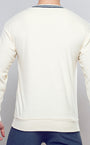 Terry Towelling Sweater  -  Off White | SUPAWEAR | Sweaters