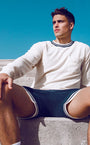 Terry Towelling Sweater  -  Off White | SUPAWEAR | Sweaters