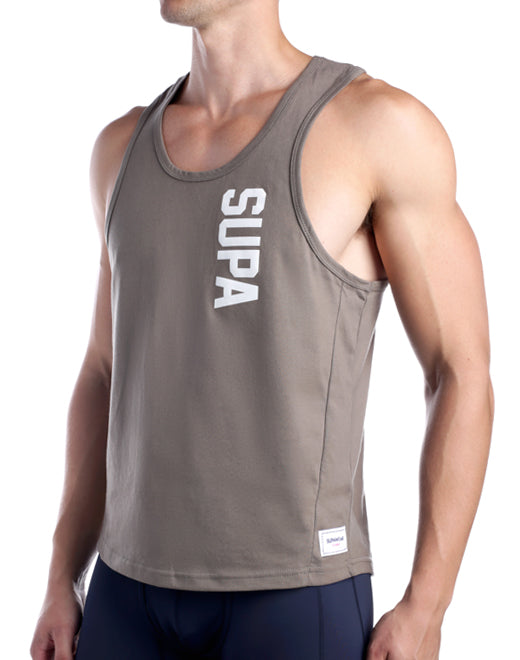 Strike Singlet - Walnut | SUPAWEAR | Singlets &amp; Tanks