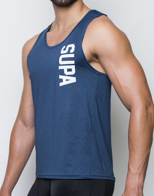 Breeze Singlet - Space Blue | SUPAWEAR | Singlets &amp; Tanks