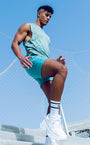 Recovery Shorts - Reboot Green | SUPAWEAR | Shorts Gymwear