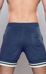 Terry Towelling Shorts  -  Navy | SUPAWEAR | Shorts Gymwear