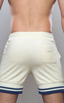Terry Towelling Shorts  -  Off White | SUPAWEAR | Shorts Gymwear