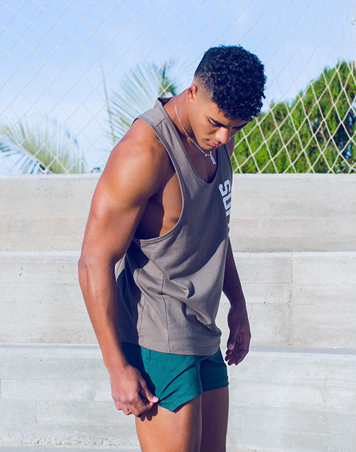 Running Shorts - Nexus Dark Green | SUPAWEAR | Shorts Gymwear