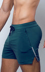 Running Shorts - Boost Green | SUPAWEAR | Shorts Gymwear