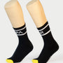 SUPA Crew Socks - Black | SUPAWEAR | Socks