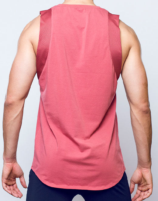 Sport Tank Top - Dusty Cedar Rose