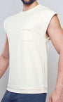Terry Towelling Tank  -  Off White | SUPAWEAR | Singlets &amp; Tanks