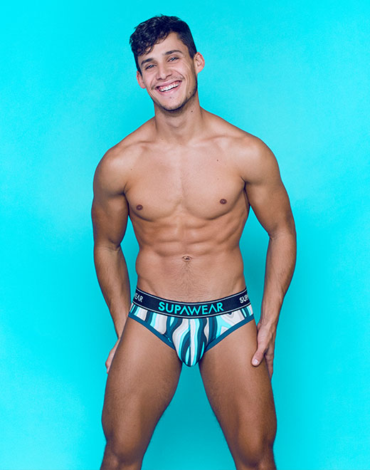 Sprint Brief Underwear - Woody Blue | SUPAWEAR | Underwear Briefs