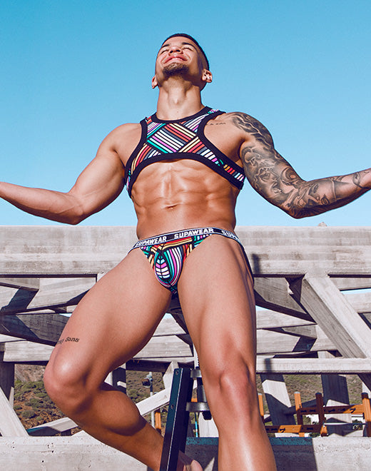 POW Pride Jockstrap Underwear - Rainbow