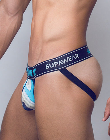 Sprint Jockstrap Underwear - Woody Blue | SUPAWEAR | Underwear Jockstrap