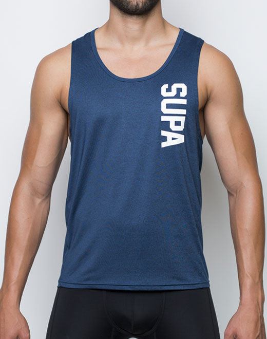 Breeze Singlet - Space Blue | SUPAWEAR | Singlets &amp; Tanks