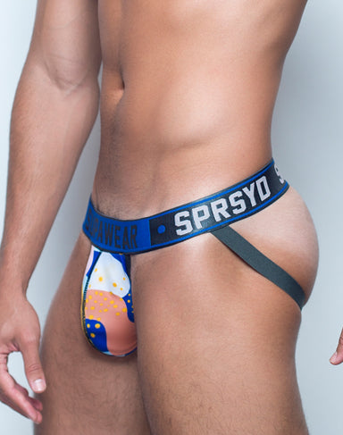 Sprint Jockstrap Underwear - Pop Blue | SUPAWEAR | Underwear Jockstrap