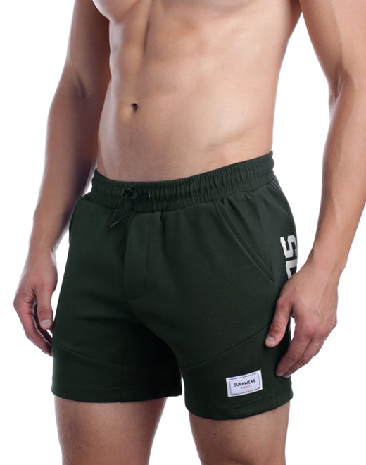 Strike Shorts - Forest | SUPAWEAR | Shorts Gymwear