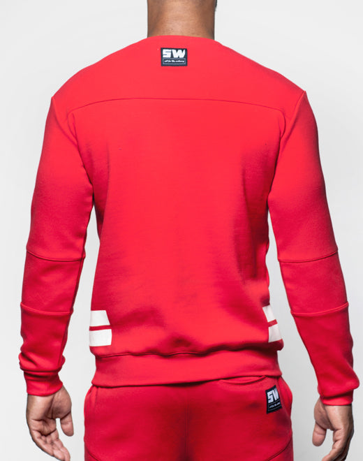 Crimson Sweater - Red | SUPAWEAR | Sweaters