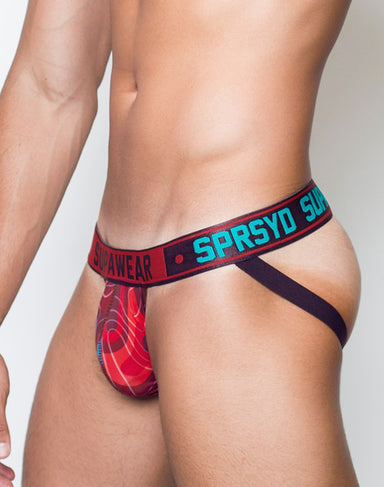 Sprint Jockstrap Underwear - Guerilla Red | SUPAWEAR | Underwear Jockstrap