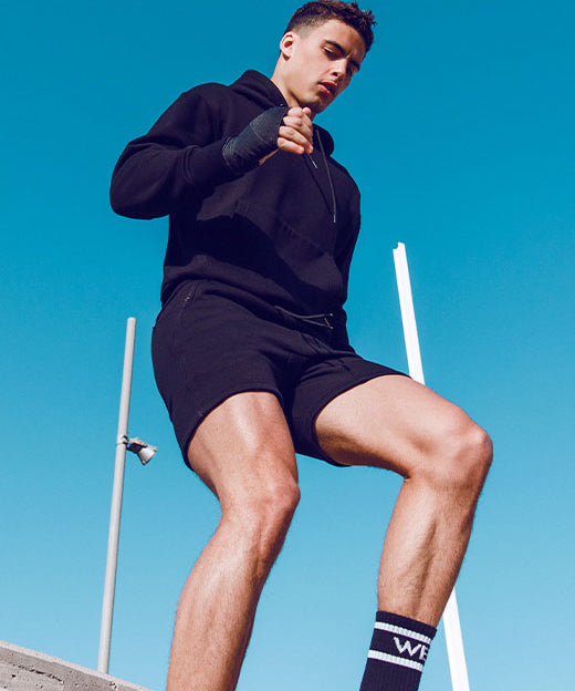 Recovery Shorts - Black | SUPAWEAR | Shorts Gymwear