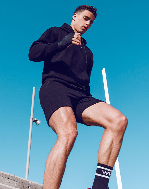 Recovery Shorts - Black | SUPAWEAR | Shorts Gymwear