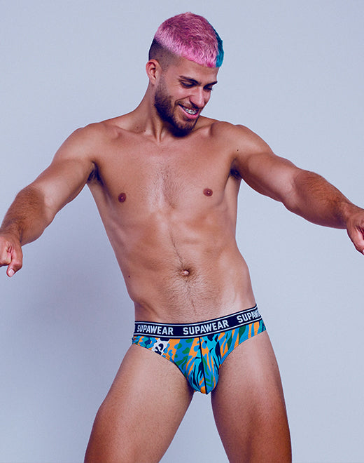 POW Brief Underwear - Arctic Animal | SUPAWEAR | Underwear Briefs