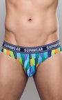 Pow Brief Underwear - Peacock | SUPAWEAR | Underwear Briefs