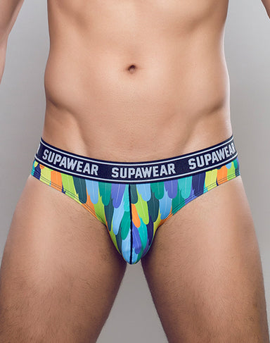 Pow Brief Underwear - Peacock | SUPAWEAR | Underwear Briefs