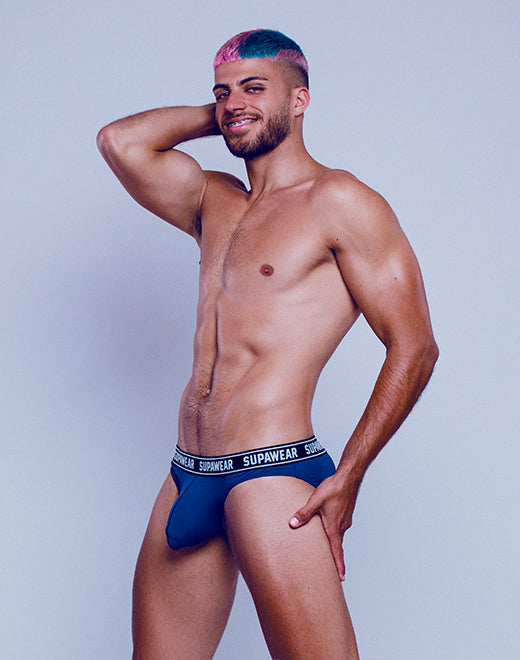 WOW Brief Underwear - Navy | SUPAWEAR | Underwear Briefs
