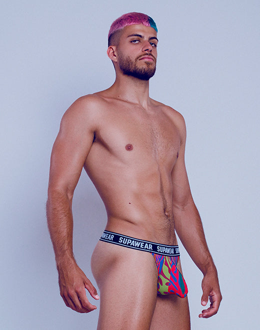POW Thong Underwear - Crimson Beast | SUPAWEAR | Underwear Thong