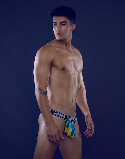 Pow Thong Underwear - Peacock | SUPAWEAR | Underwear Thong