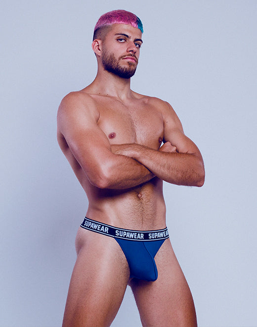 WOW Thong Underwear - Navy | SUPAWEAR | Underwear Thong