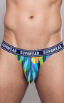Pow Jockstrap Underwear - Peacock | SUPAWEAR | Underwear Jockstrap